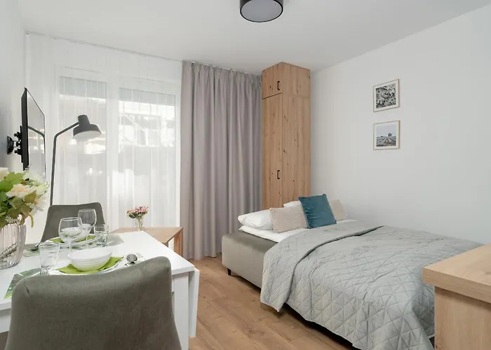 Stylowe Studia Z Tarasem W Poznaniu By Renters ポズナン